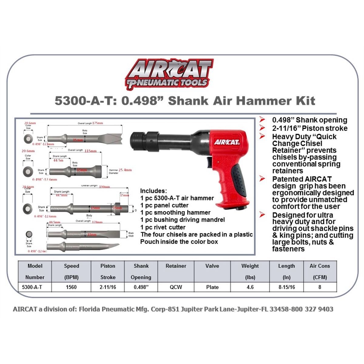 Aircat Air Hammer Luxembourg, SAVE 37%