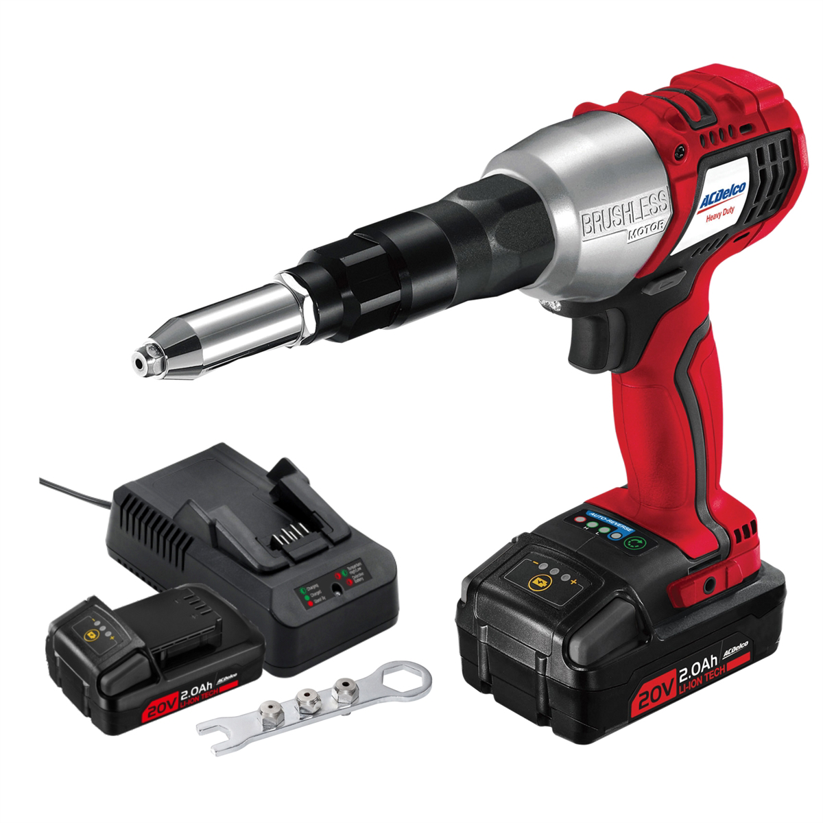 Li-ion 20V BRUSHLESS Riveting Tool w/auto reverse