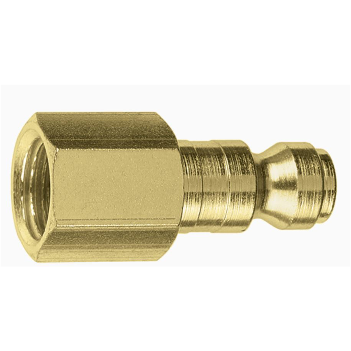 1/4" Coupler Plug with 1/4" Female thread Automotive T Style Bra