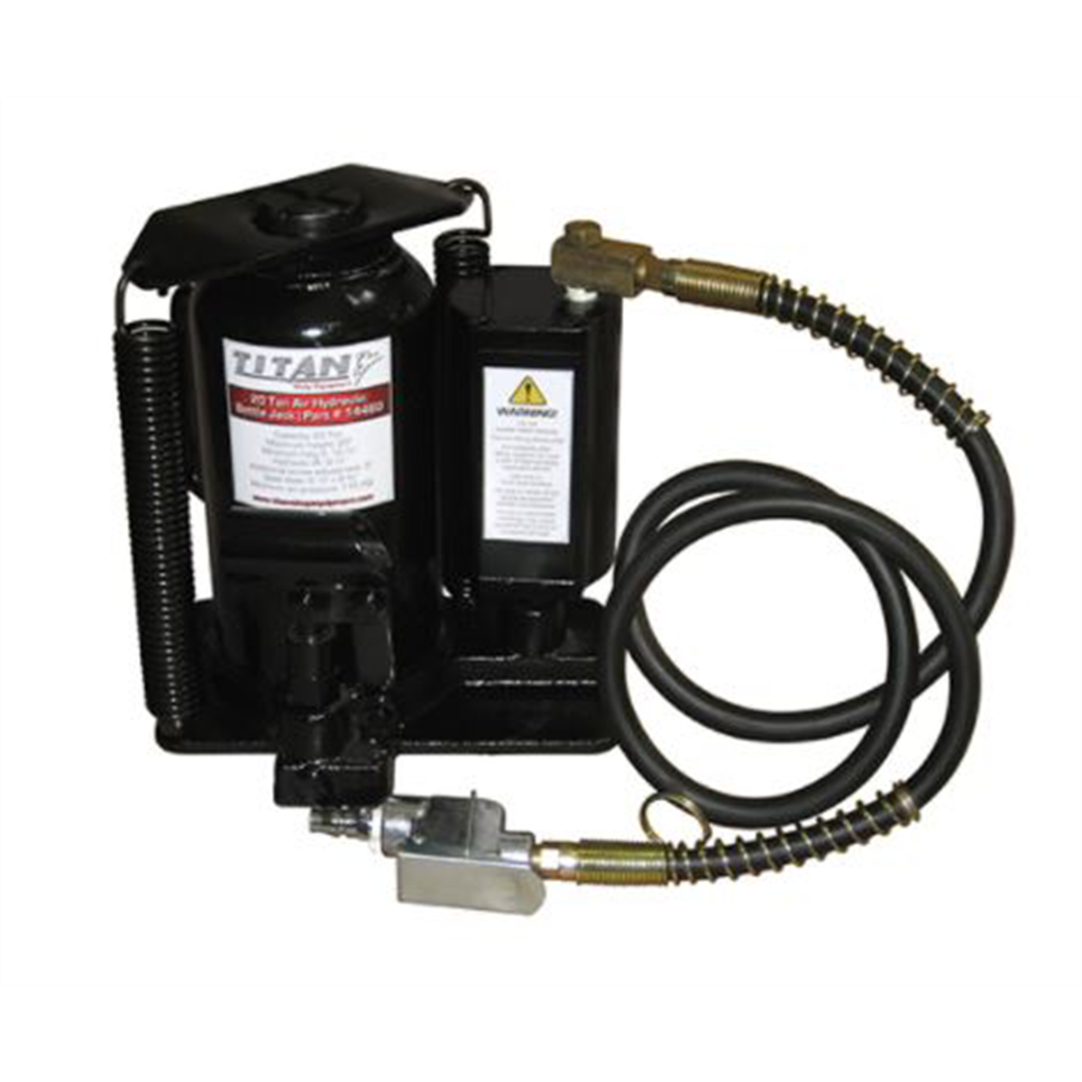 TITAN 20 TON AIR/HYDRAULIC BOTTLE JACK