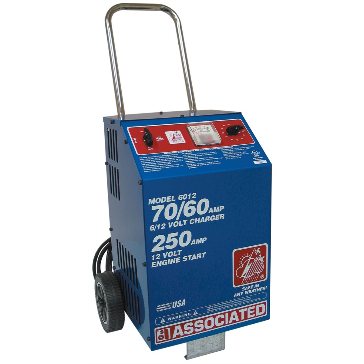 Professional Fast Charger - 6/12 Volt, 70/60AMP
