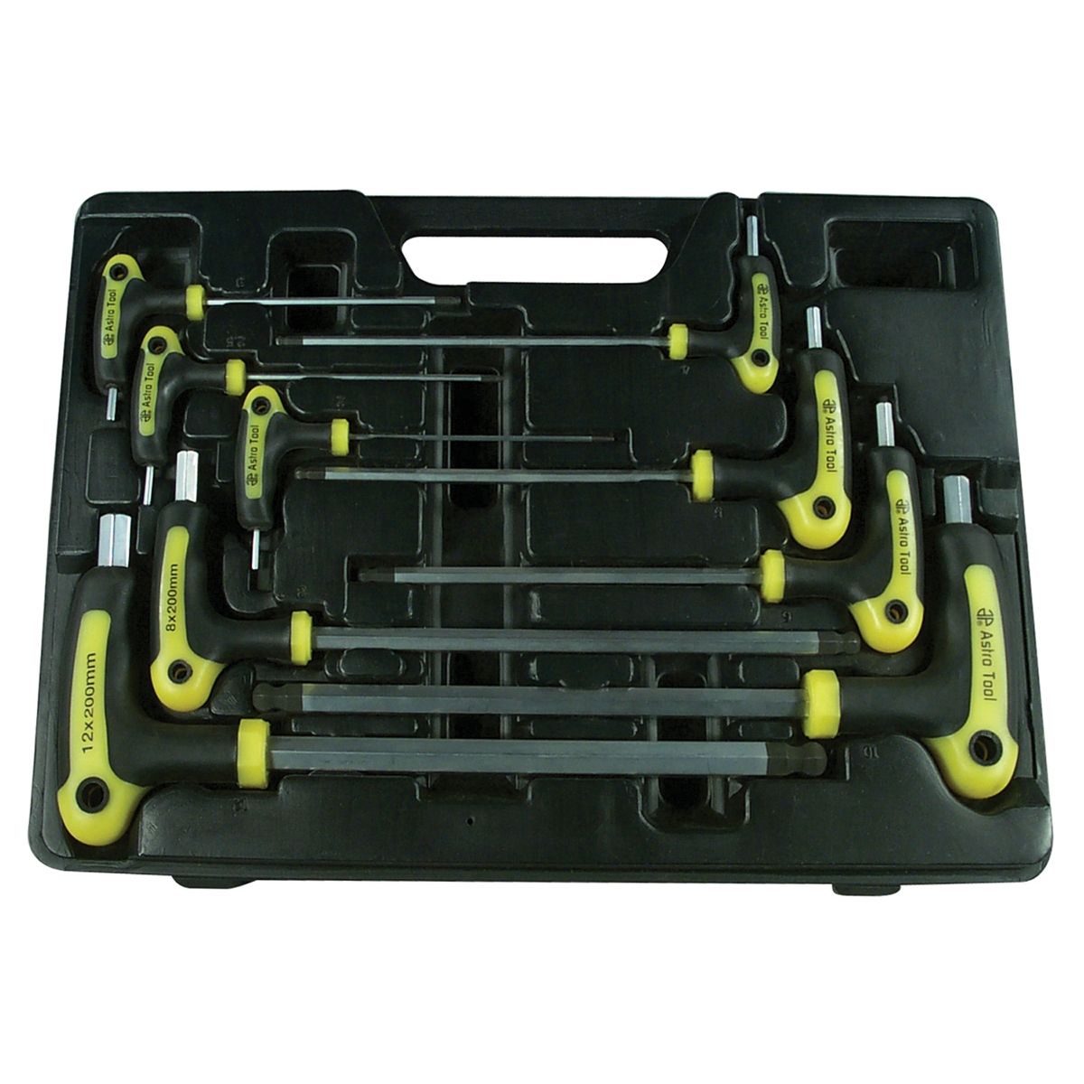 T-4 Handle Ball Point & Hex Key Metric Wrench Set