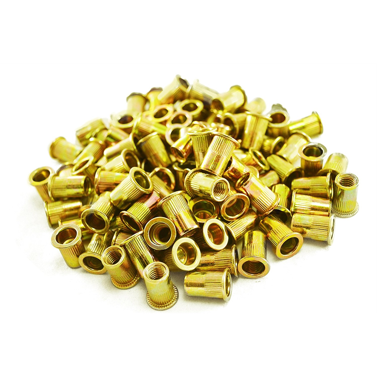 100PC 8MM STEEL RIVET NUTS