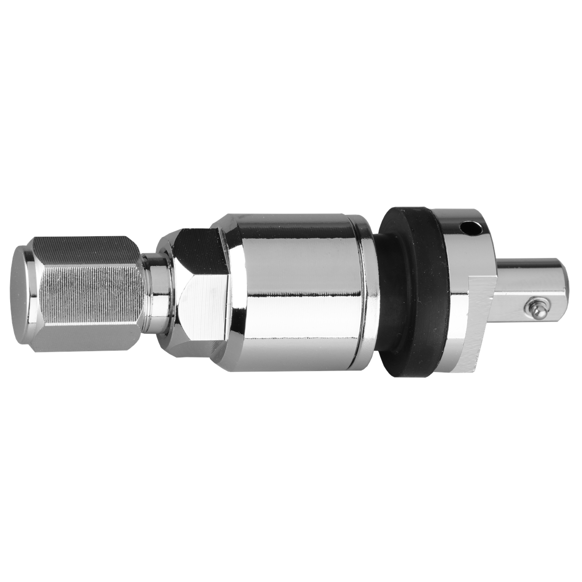 Chrome Metal Press-in Valve for 1-Sensor