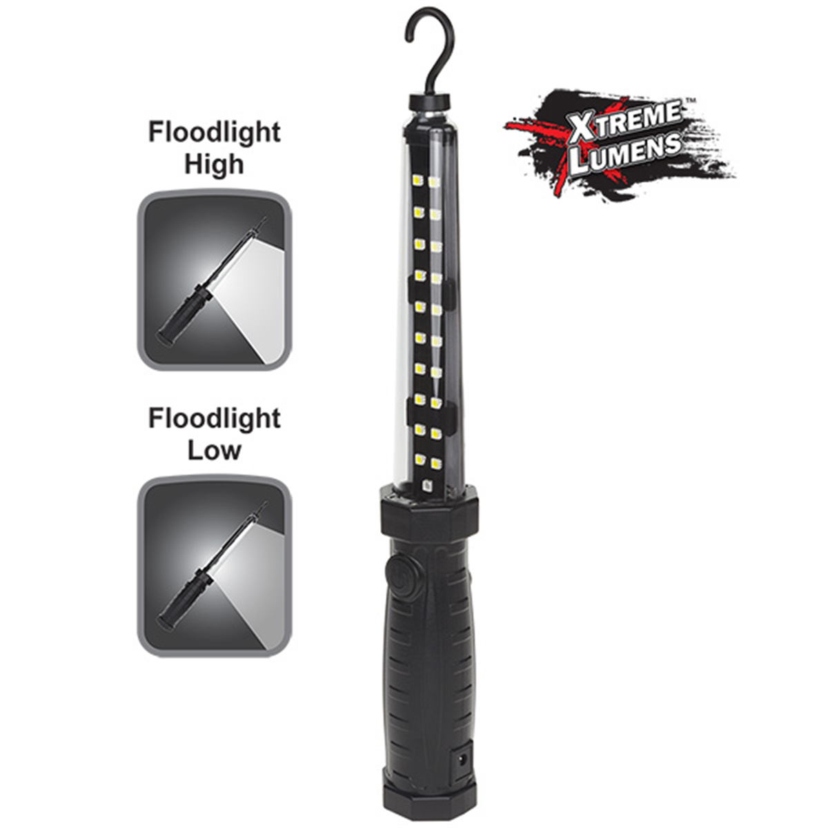 Multi-Purpose Rechargeable Floodlight - Black