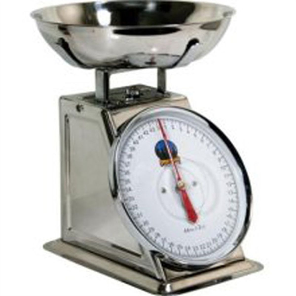 Kitchener Stainless Steel Scale With Dial - Up To 44 Lbs.