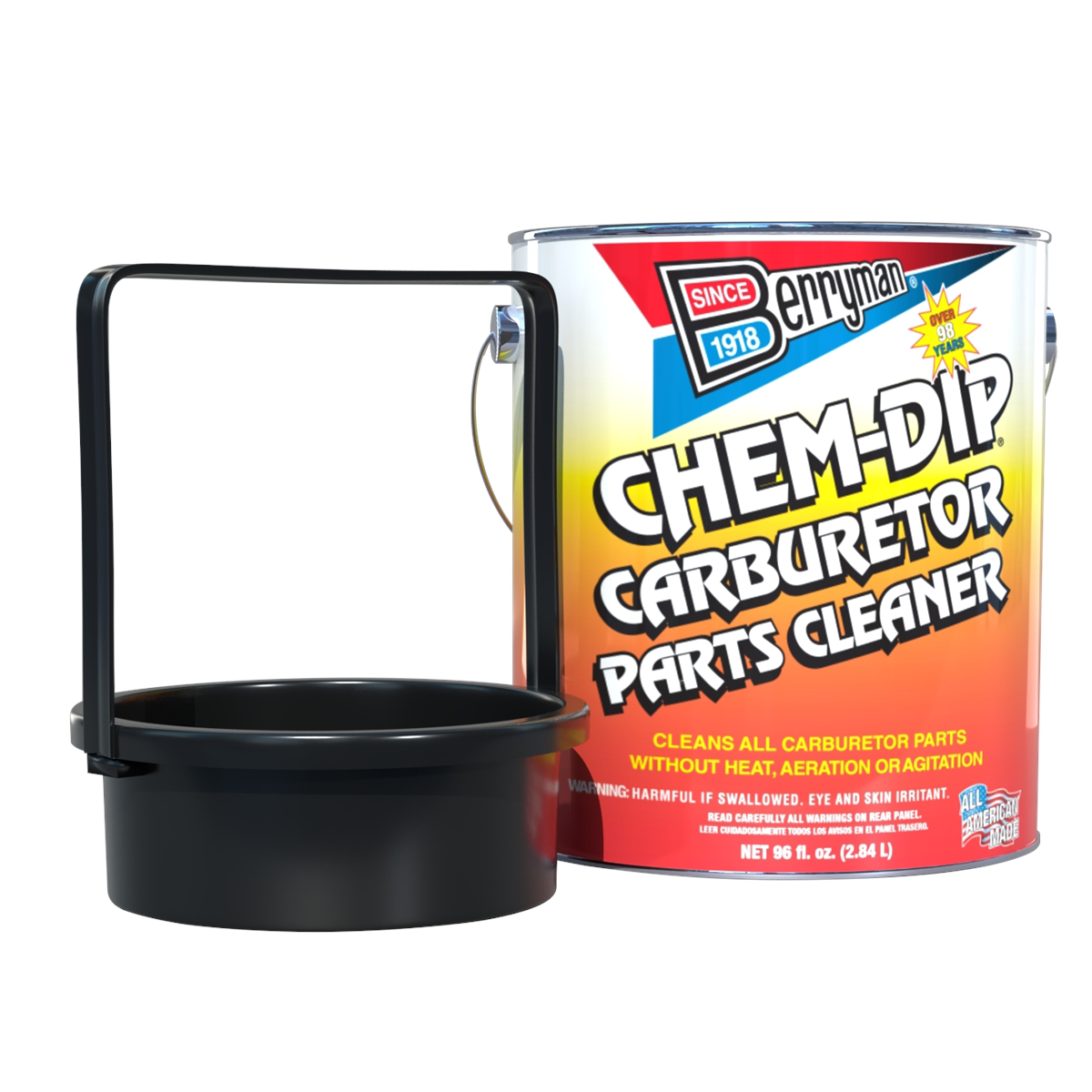 4PK B-9 Chem Dip Parts Cleaner w/Basket and lock