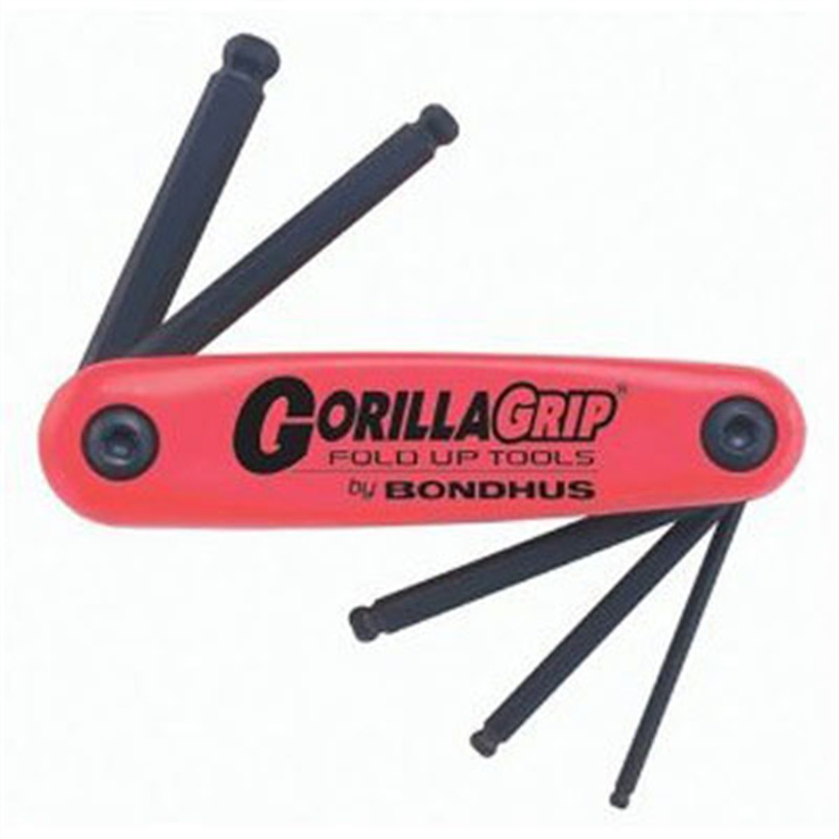 5 Pc. Metric Ball End GorillaGrip Hex Fold Up