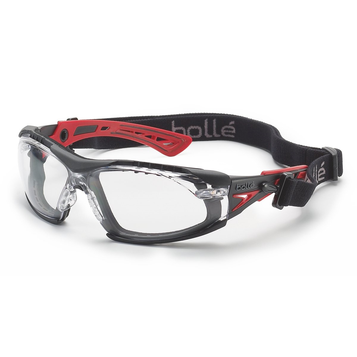 Safety Glasses Rush+ With Foam Kit Plat ASAF