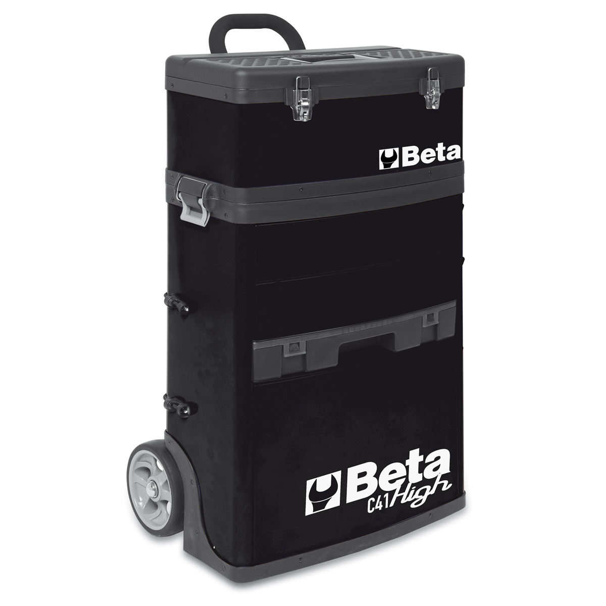 Two-Module Tool Trolley, Black