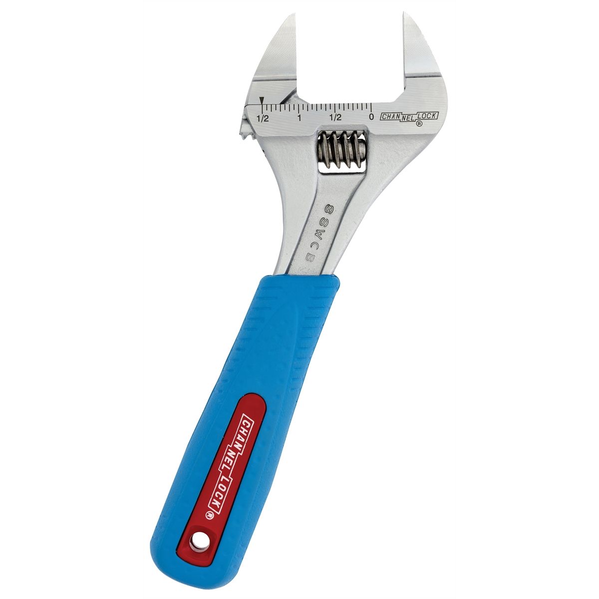 8SWCB 8-INCH CODE BLUE® WIDEAZZ® SLIM JAW ADJUSTABLE WRENCH