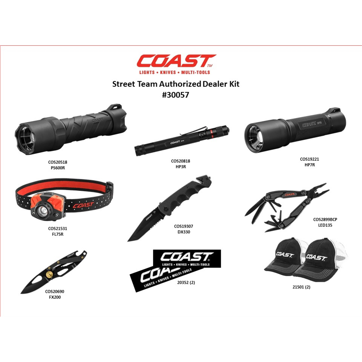 Coast Street Team Authorized Dealer Kit