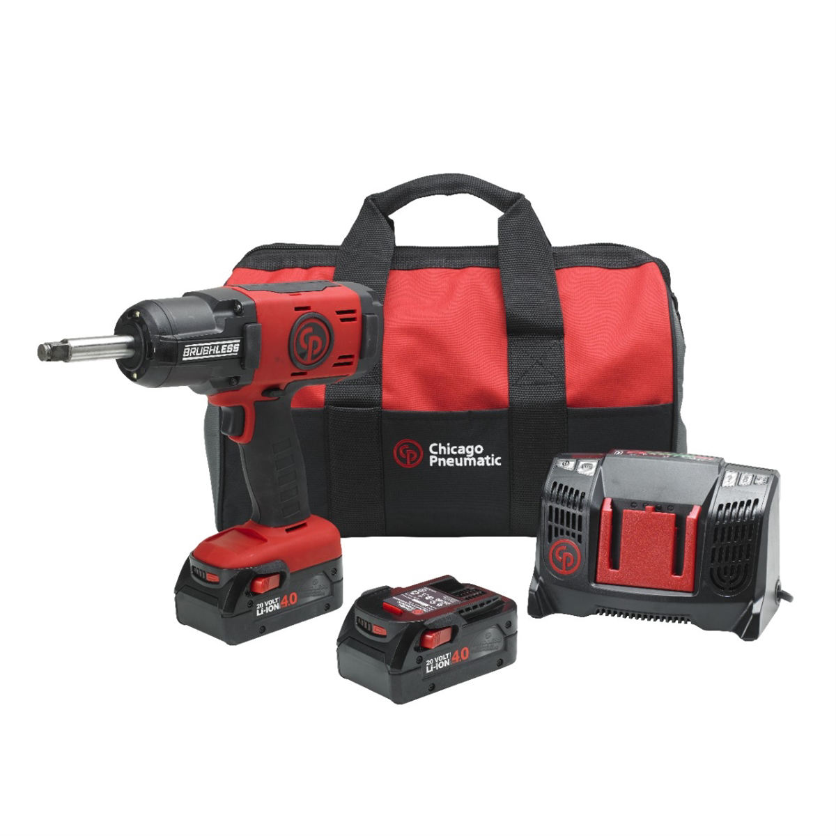 20V 1/2" Cordless Impact w/2" Anvil Kit-4AH Ver