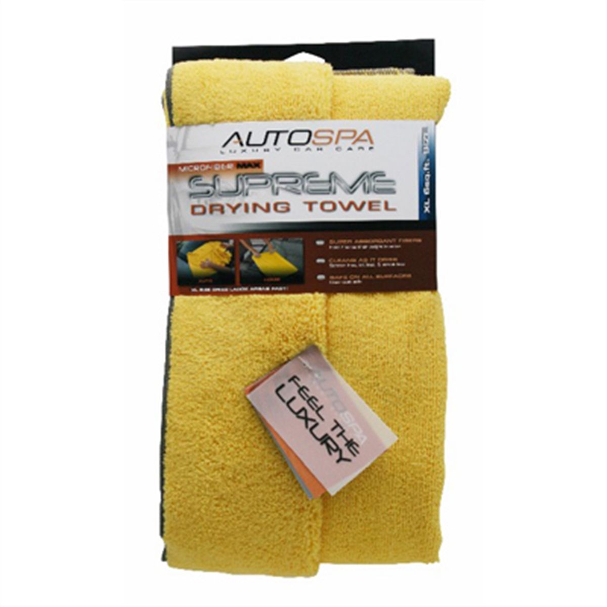 Microfiber MAX Supreme Dry'g Towel- 6.25 sqft