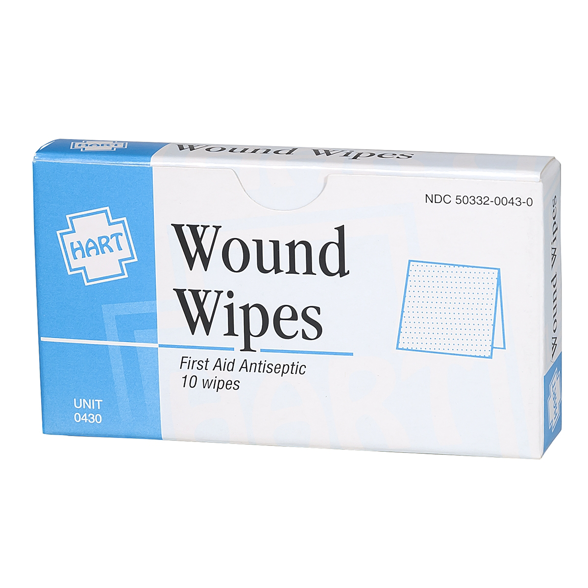 WOUND WIPES, 10/UNIT