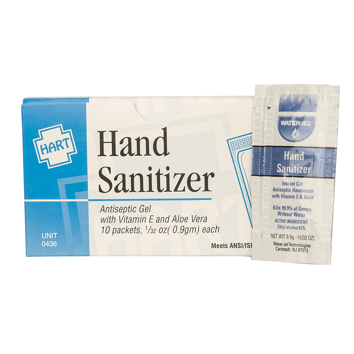 HAND SANITIZER,.9GM, 10/UNIT