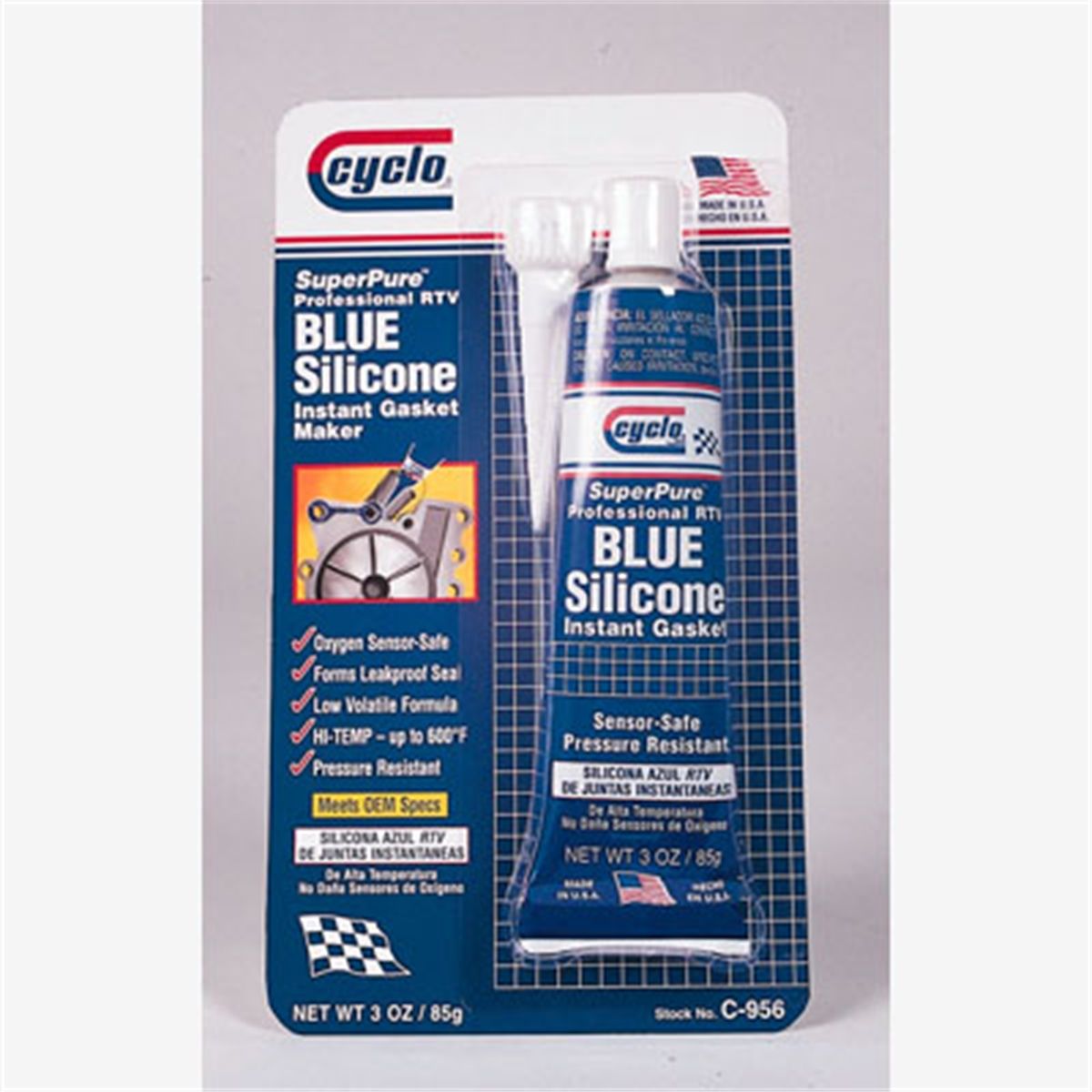 Blue RTV Sealant 3oz 12pk