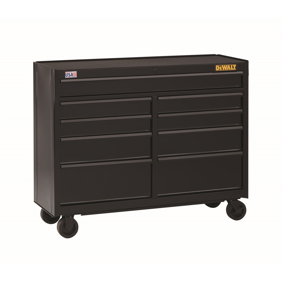 DEWALT 52IN 8-DWR ROLLING CABINET BLK