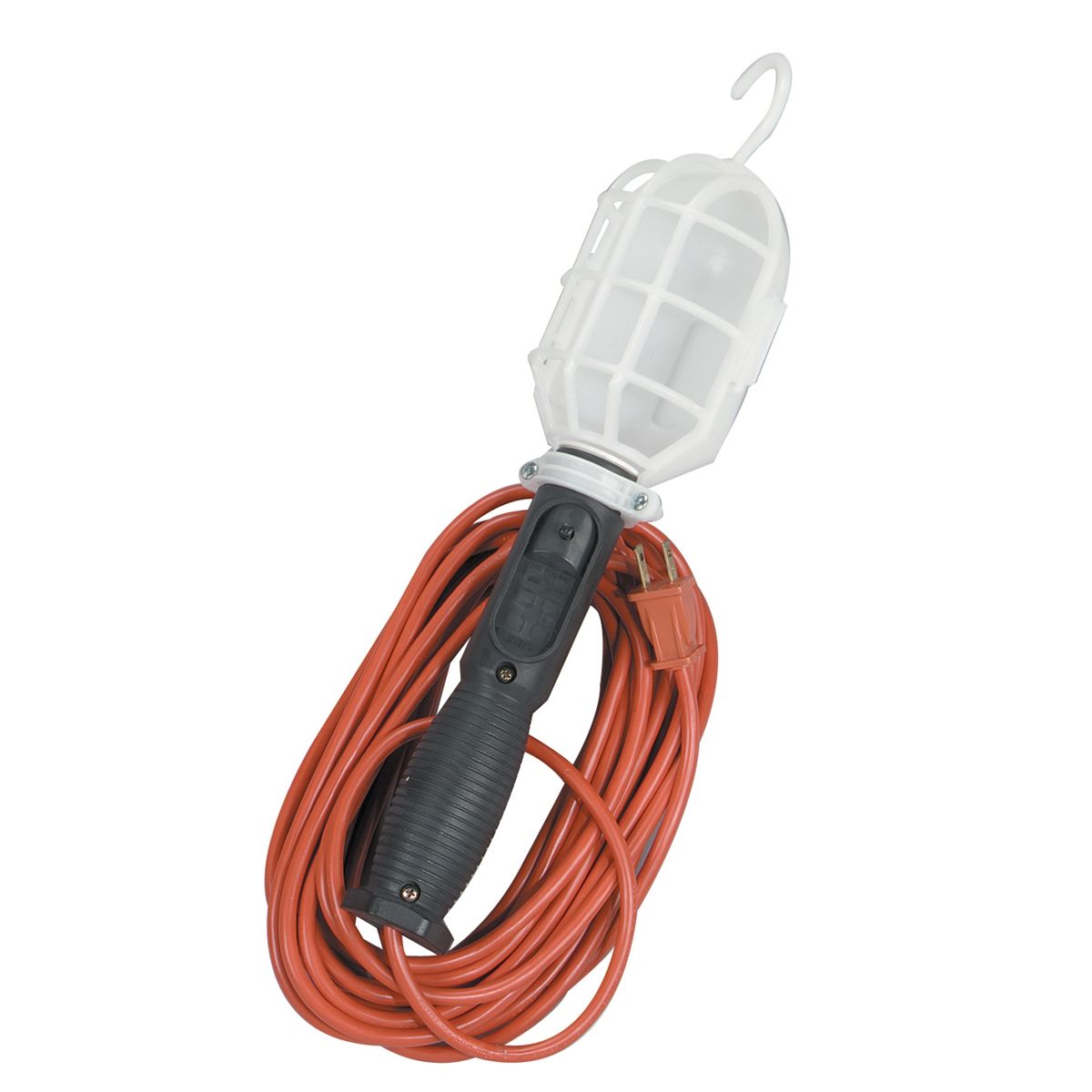 Trouble Light - 25 Ft - 18/2 - Orange - Polypropylene Guard