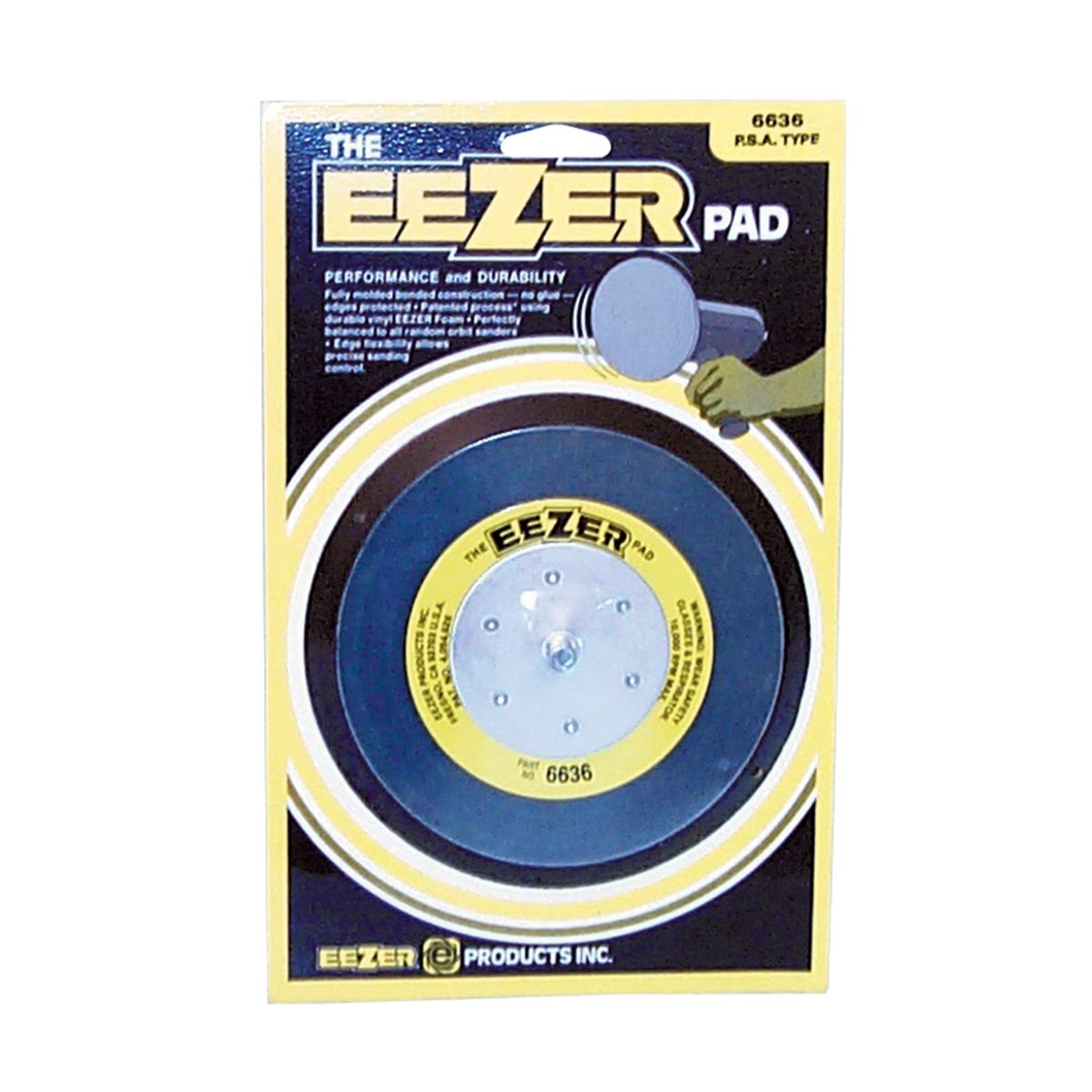 Round Sanding Pads - 6 In - Epoxy Fiberglass - PSA