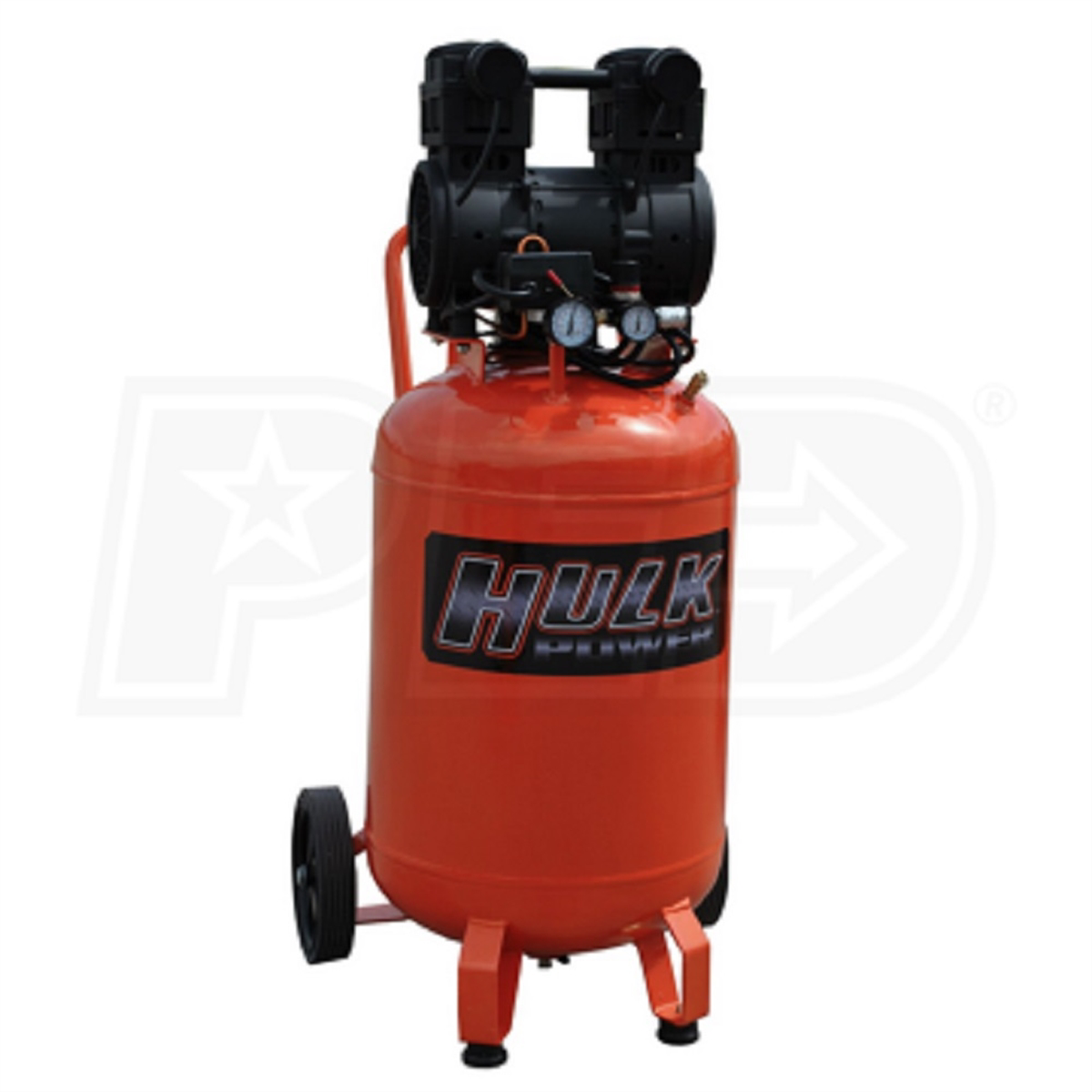 Hulk 2hp 20 Gal. Silent Air Portable Compressor