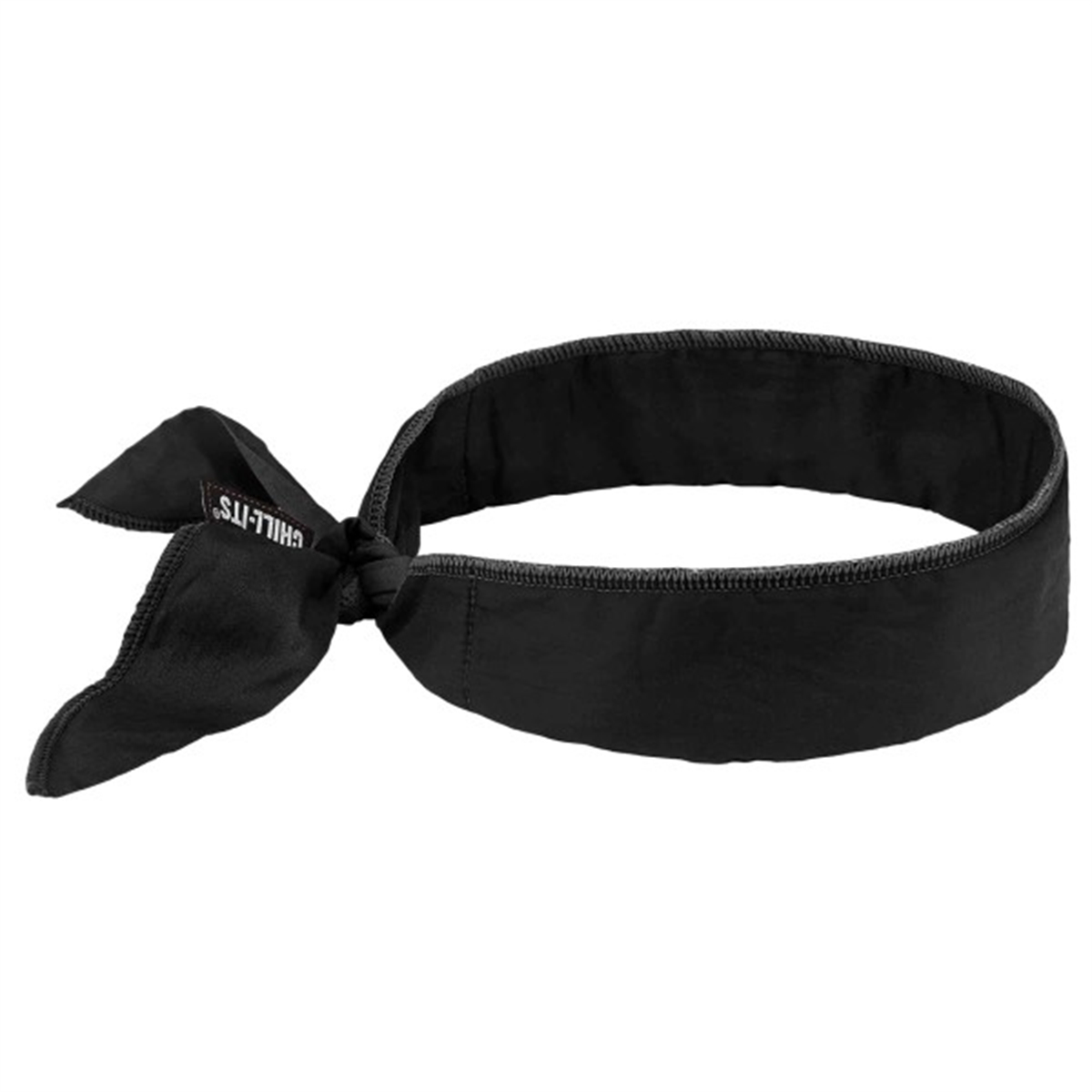 6702 Black Evap. Cooling Bandana - Embedded Polymers - Tie