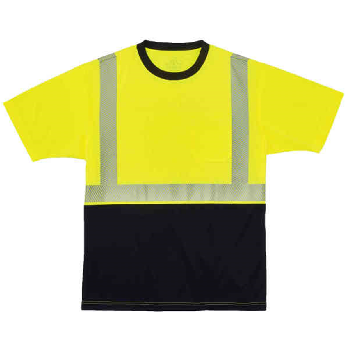 8280BK L Lime Type R Class 2 Black T-Shirt