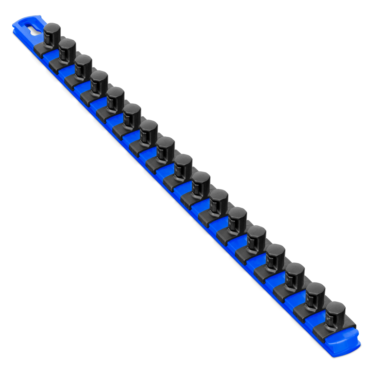 18" Socket Organizer, Blue w/ 1/2" TwistLock Clips