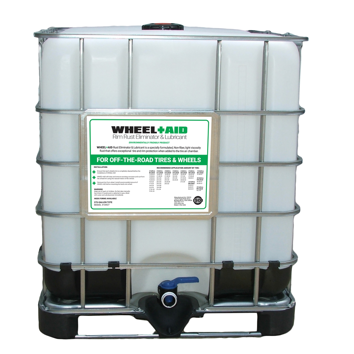 Wheel Aid, Rust Preventative and Tire Coolant 275-Gal