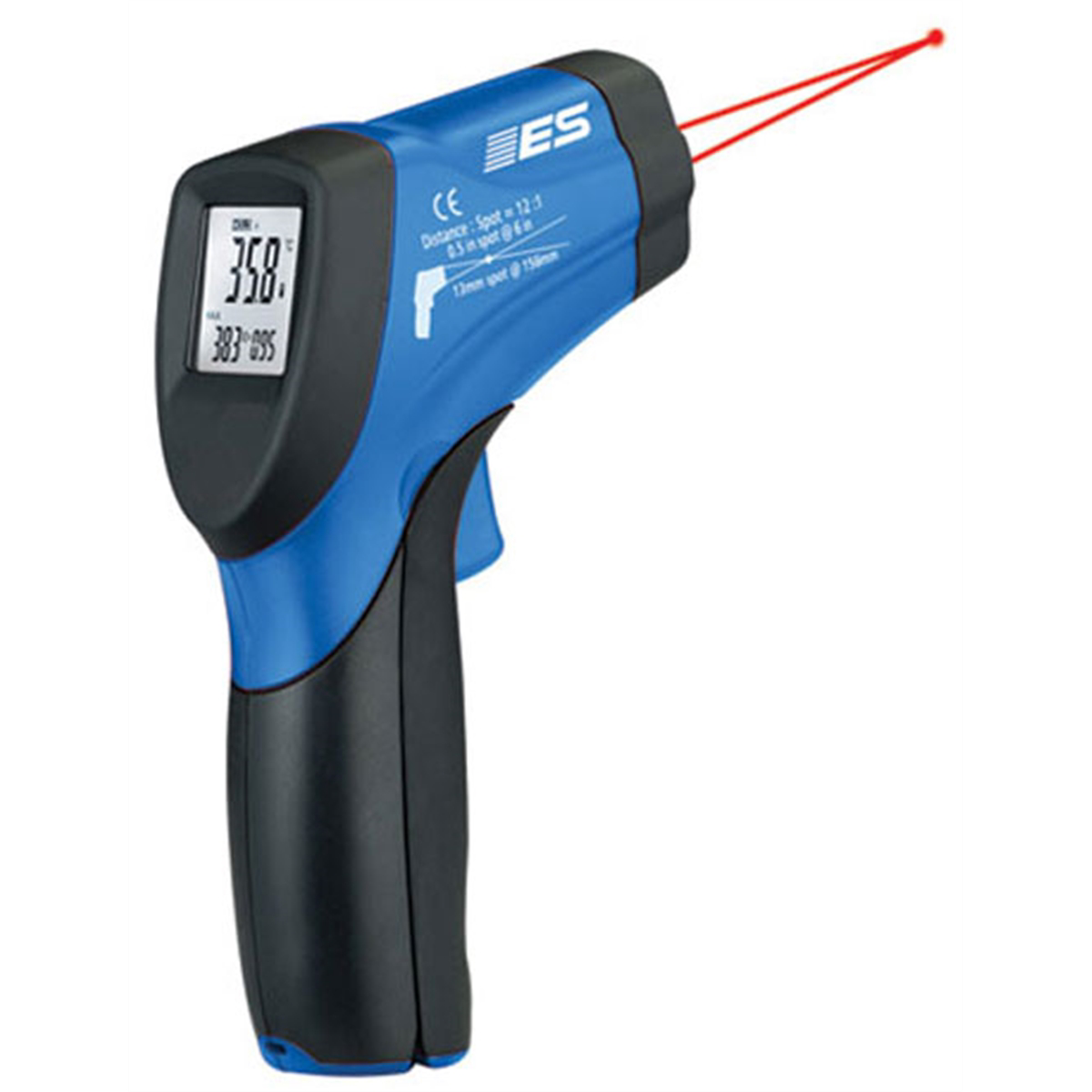 Twin Laser IR Thermometer - 1022F/550C max