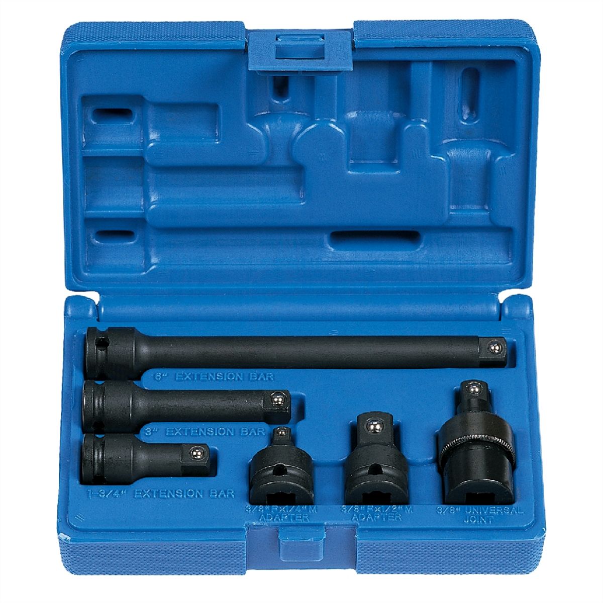 3/8 In Dr Impact Adapter & Extension Set - 6-Pc