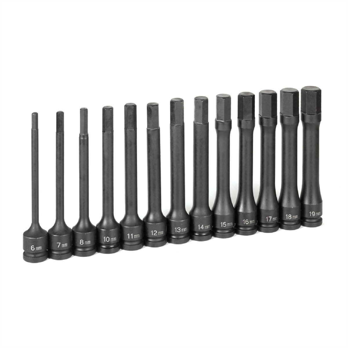 1/2 In Dr Metric Hex Driver Set 6 In Length - 13-Pc