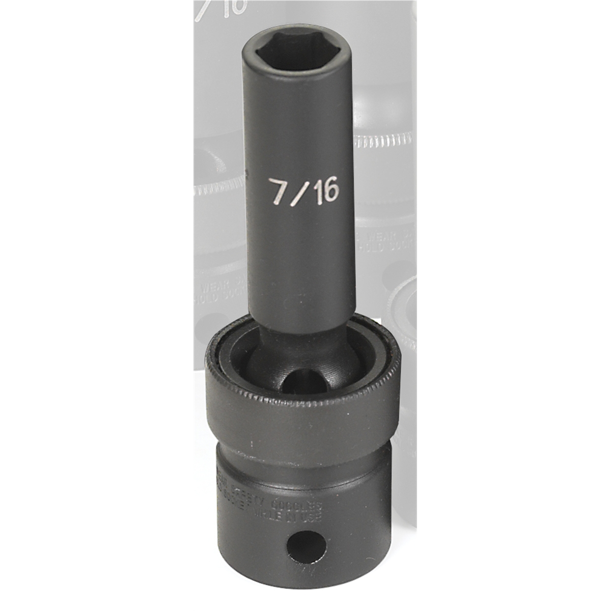 1/2" Drive x 7/16" Deep Universal Impact Socket