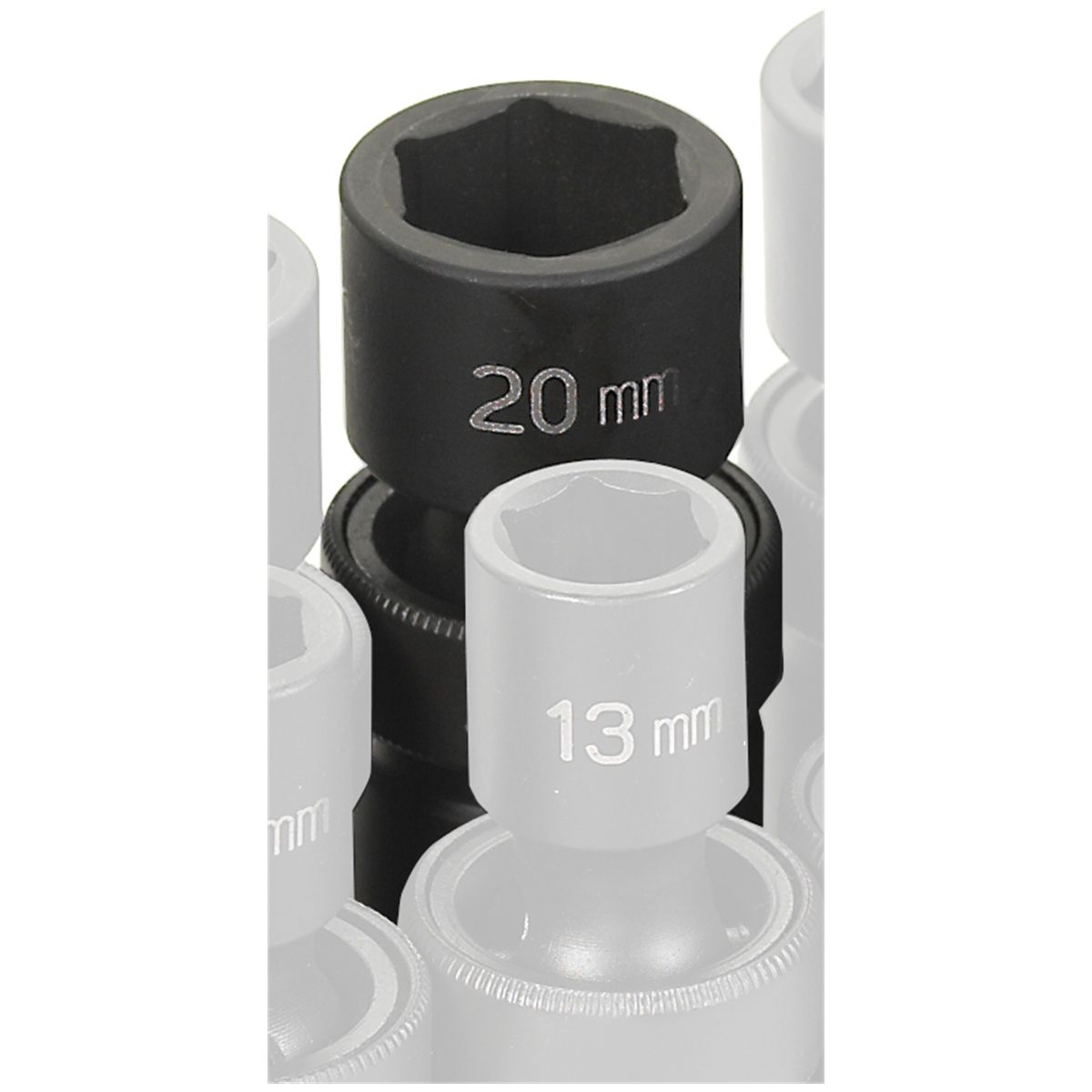 1/2" Drive x 20mm Standard Universal Impact Swivel Socket