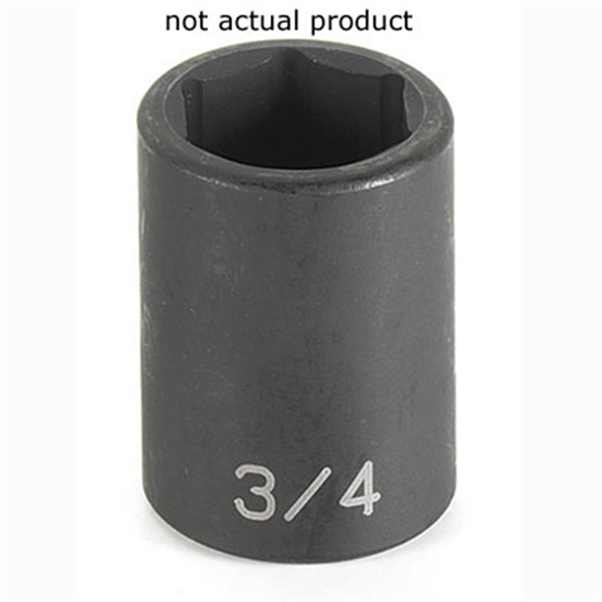 1/2 In Drive 6 Pt Standard Impact Socket - 1-3/4 In