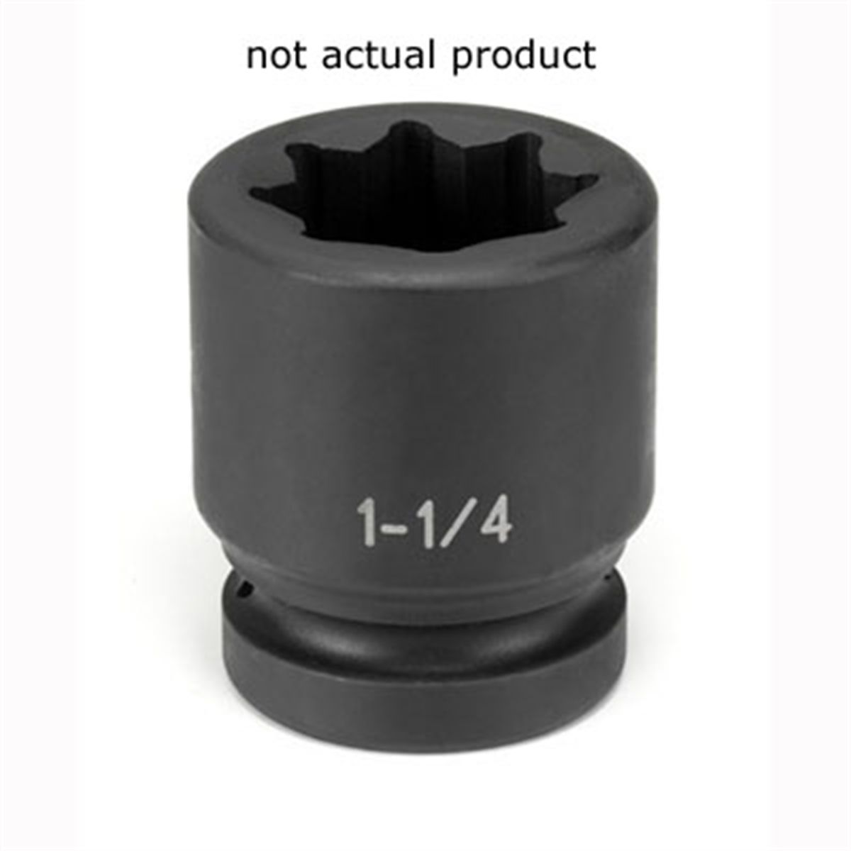 1" Drive x 1-1/16" Standard - 8 Point Impact Socket