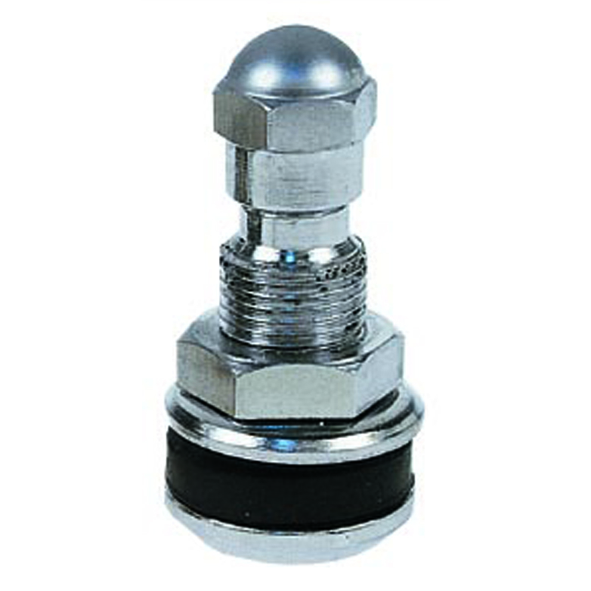 Low Profile Chrome Tire Valve - Bag of 10