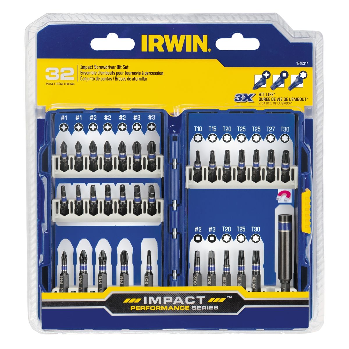 32PC IMPACT FASTENER DRIVE SET