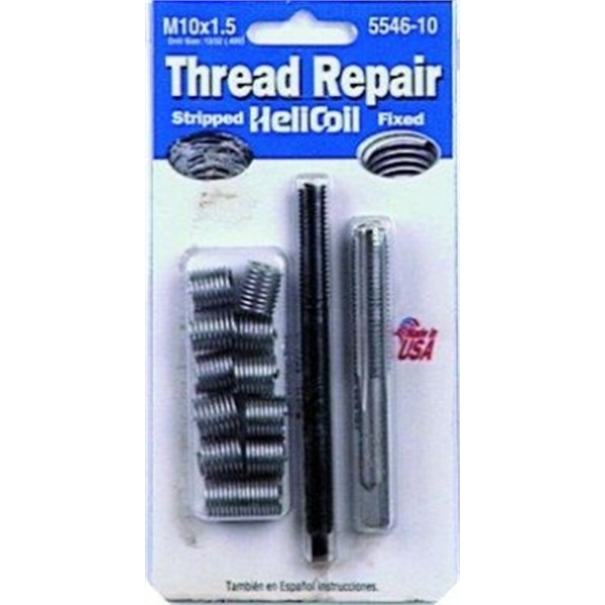 Heli Coil 5546-10 Metric Coarse Thread Repair Kit Thread Size