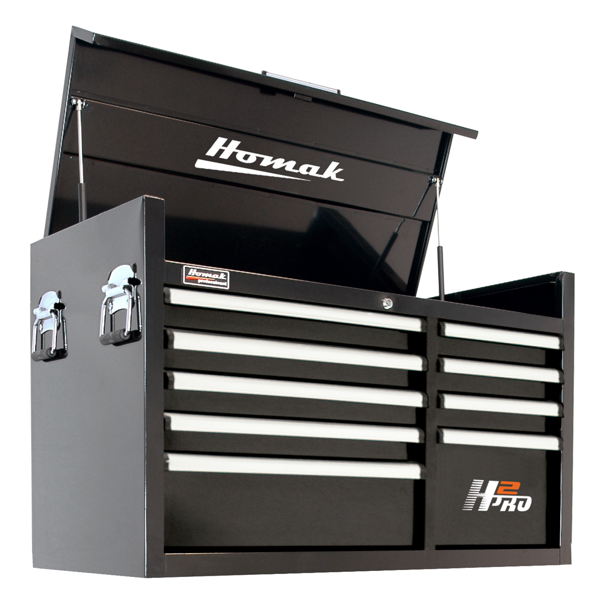 Black 41" H2Pro 9 Drw Top Chest