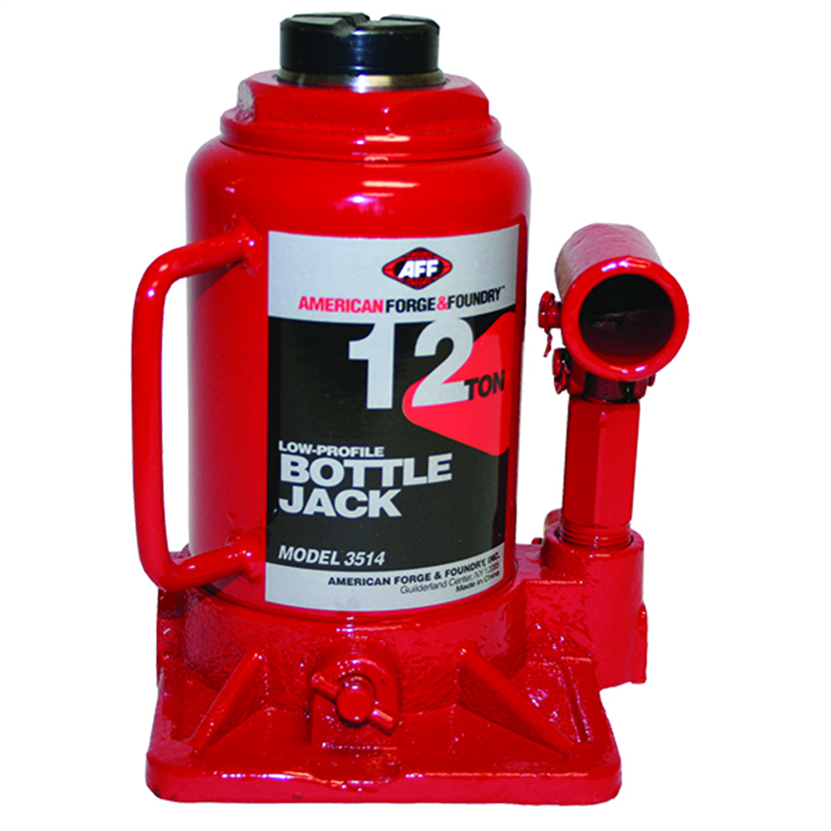 Bottle Jack, 12 Ton, Short Body, Range 7 to 13 Inches