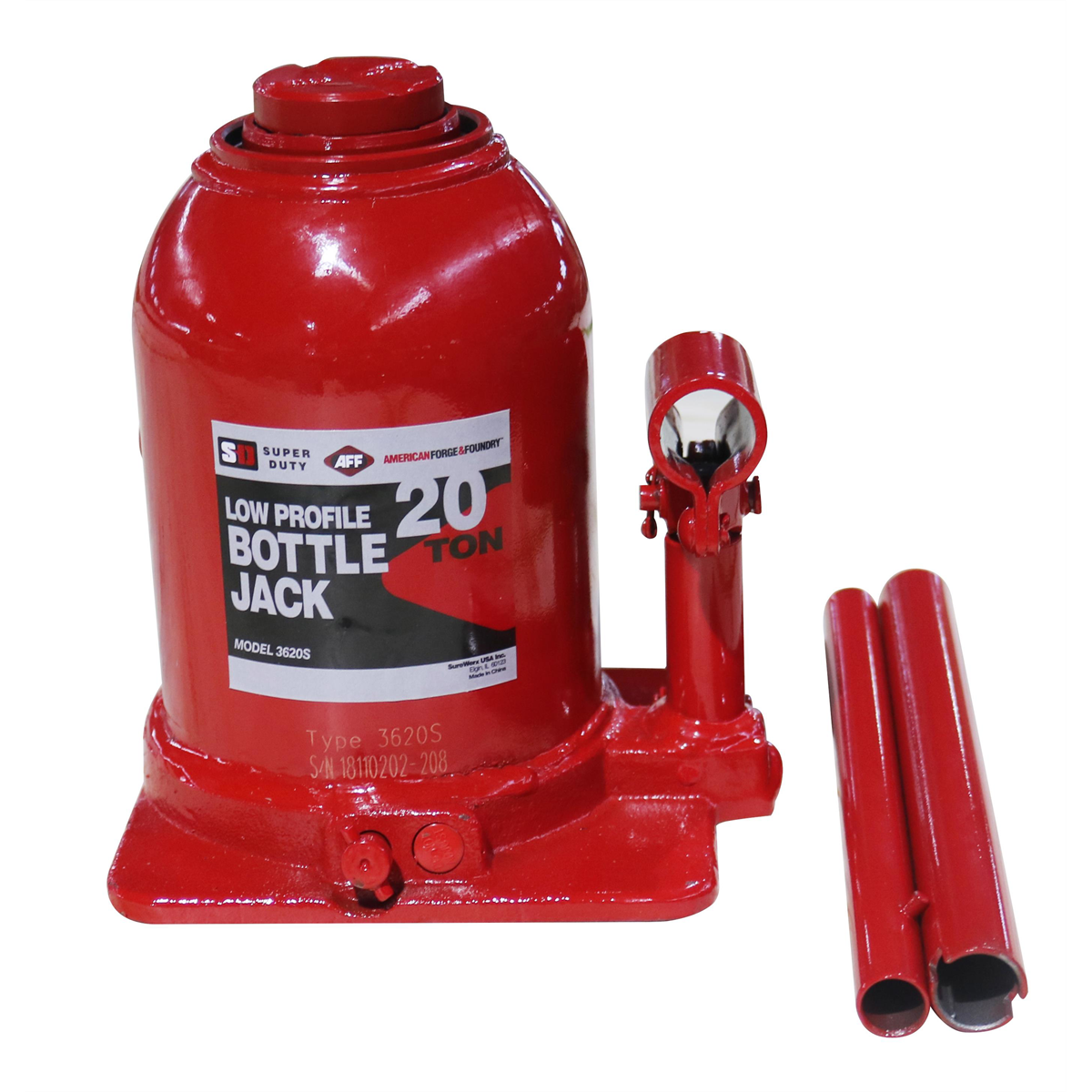 20 Ton Super Duty Bottle Jack Short