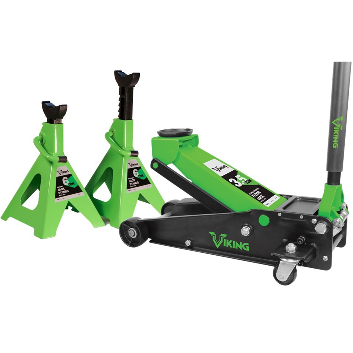 3.5 Ton Service Jack & 6 Ton Jack Stand Combo