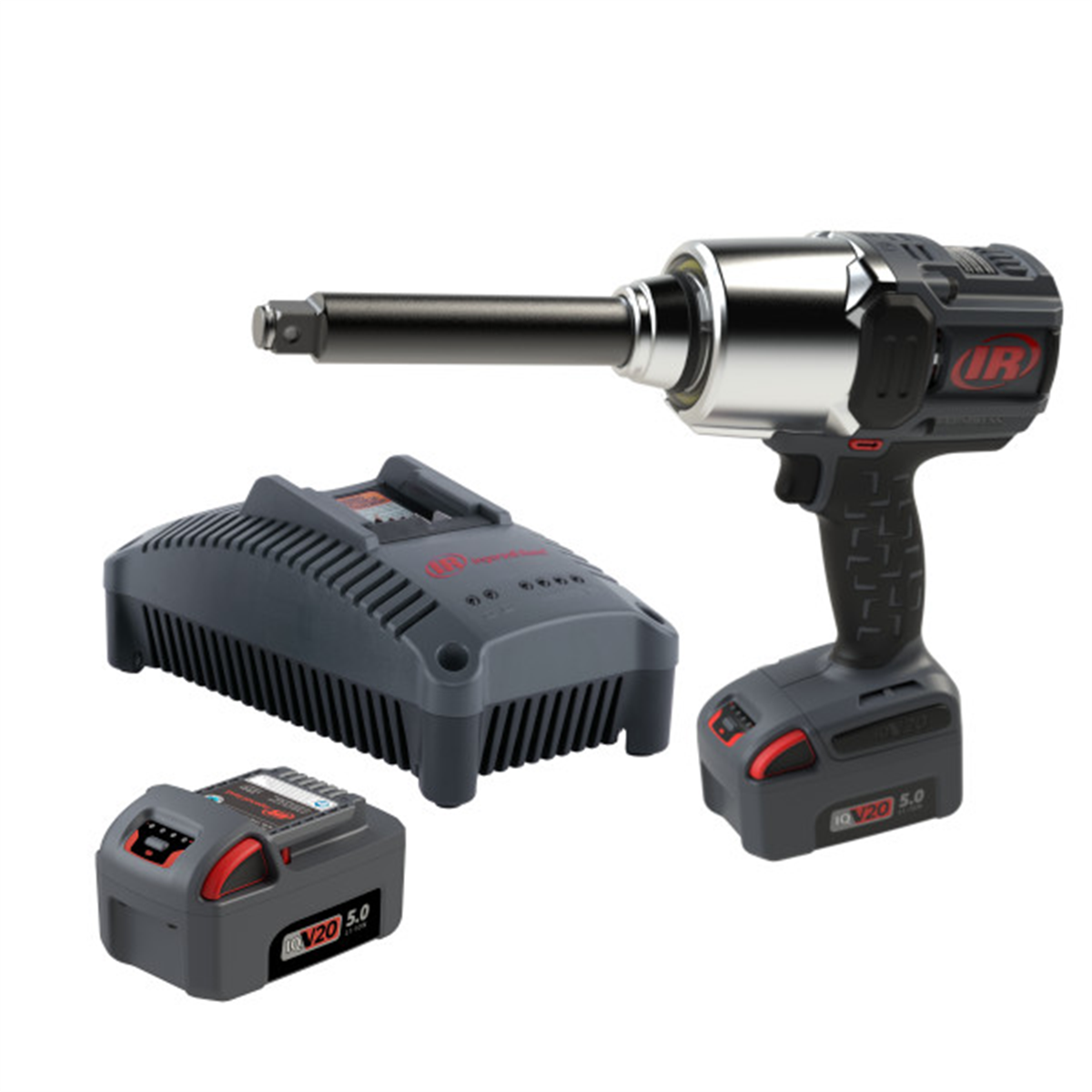 3/4" 20V Cordless Impact Wrench 2 Battery Kit, 2000 ft-lb Torque