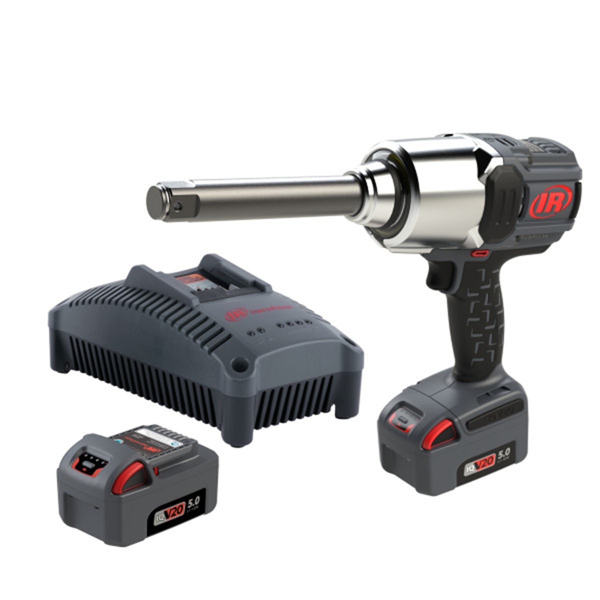 1" 20V Cordless Impact Wrench 2 Battery Kit, 2000 ft-lb Torque,