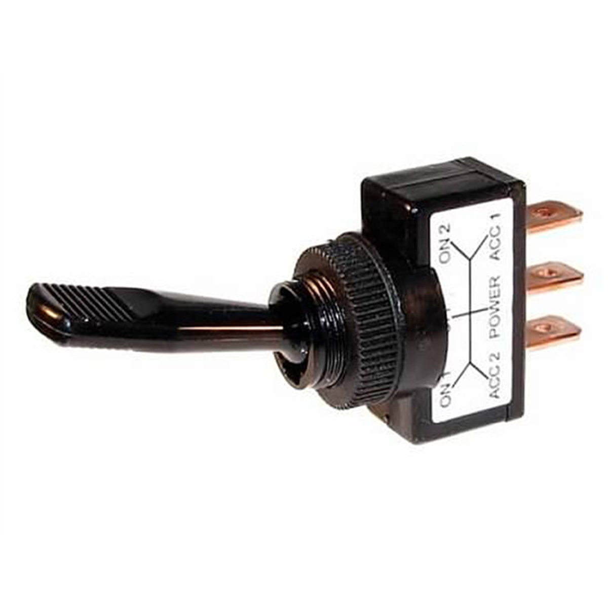 20 Amp 12V Black Toggle Switch