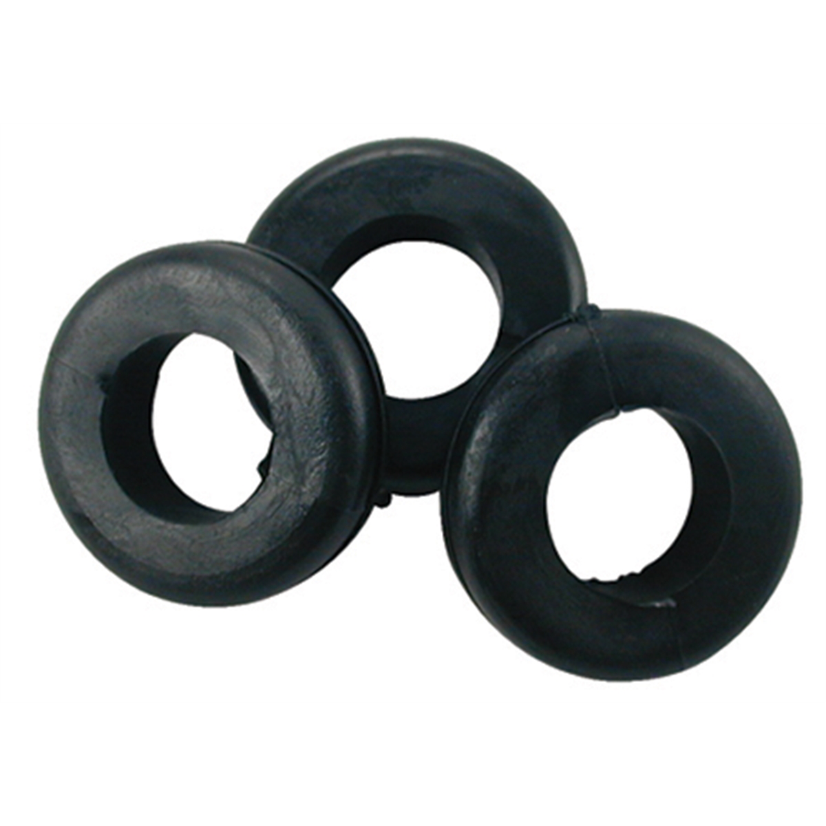 3/8" MOUNTING HOLE BLACK VINYL GROMMET 13 PCS