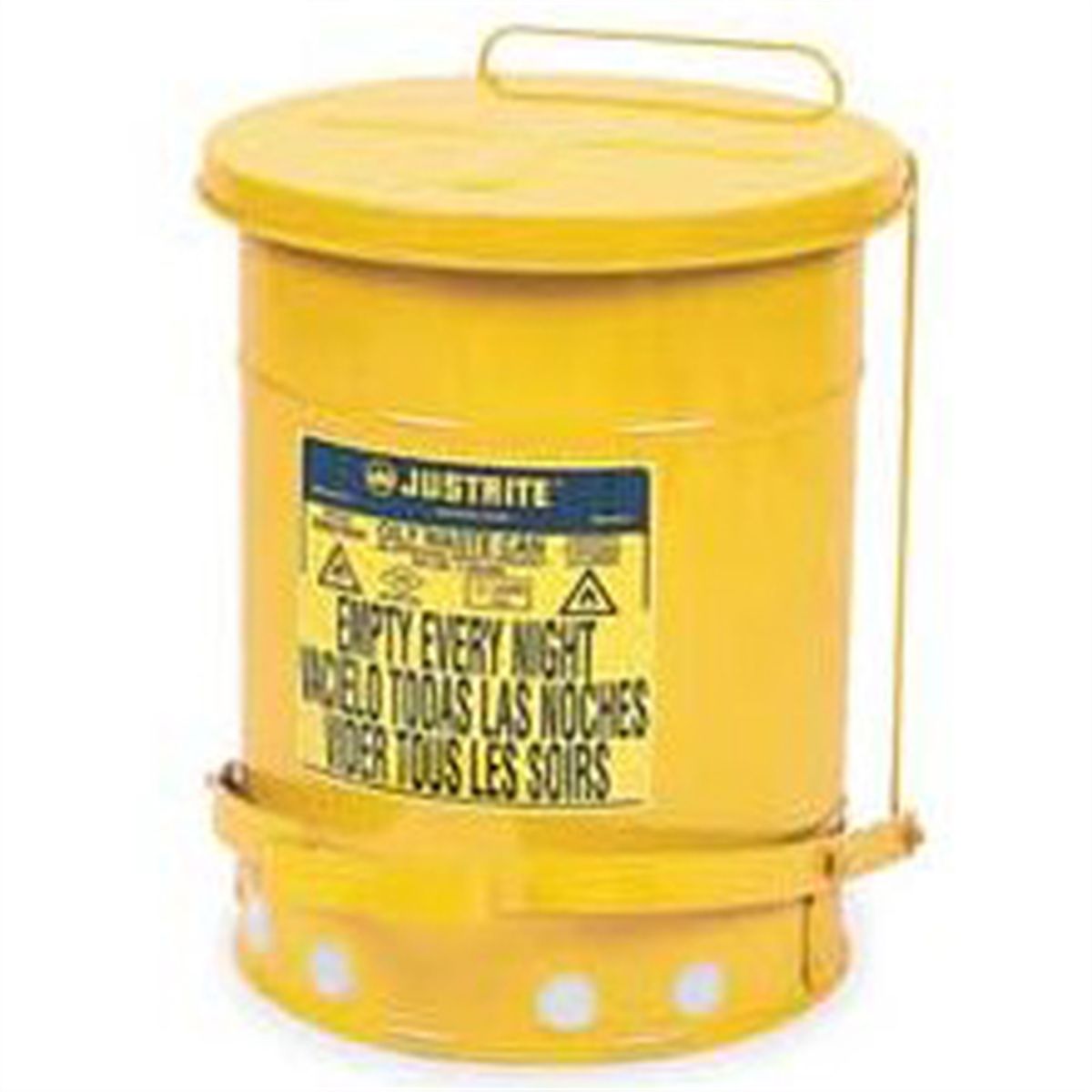 Yellow Oil Waste Can, 6 Gallon