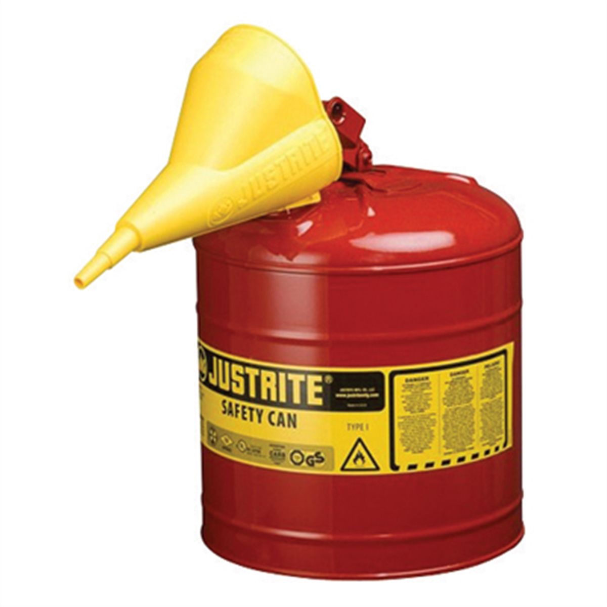 5 Gallon Steel Safety Can Type I w Funnel