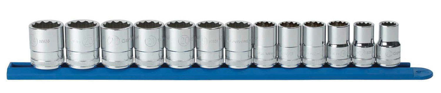 1/2" DR.12 PT 13PC SOCKET SET